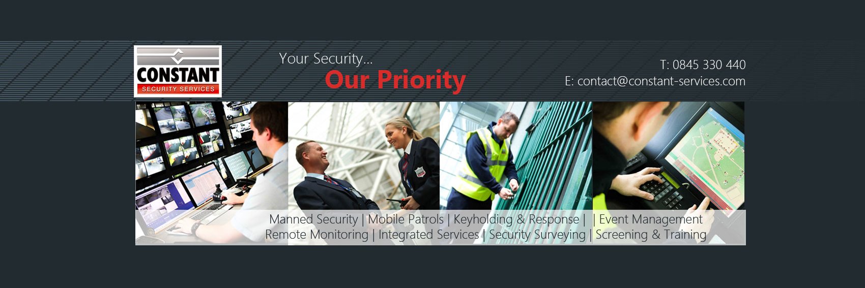 Constant Security Services banner