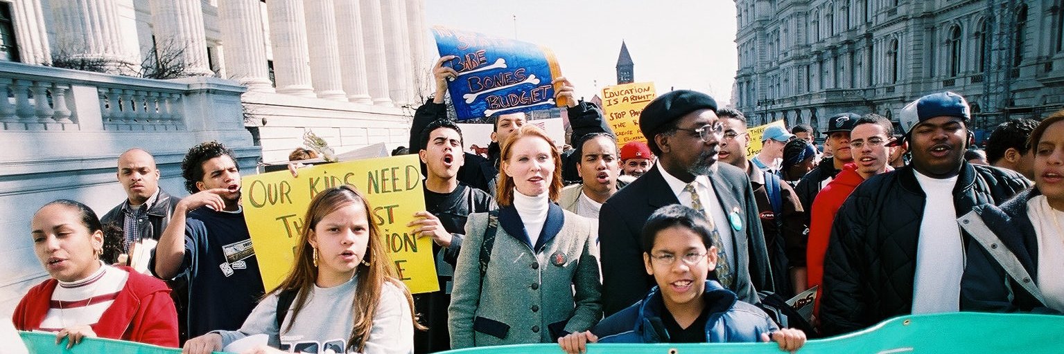 Cynthia Nixon's banner