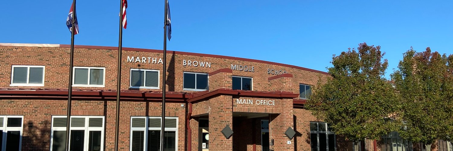 Martha Brown Middle School banner