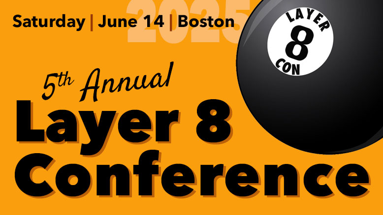 Layer 8 Conference 🎱's banner