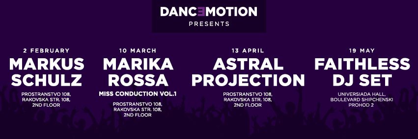 Danc3motion Events banner