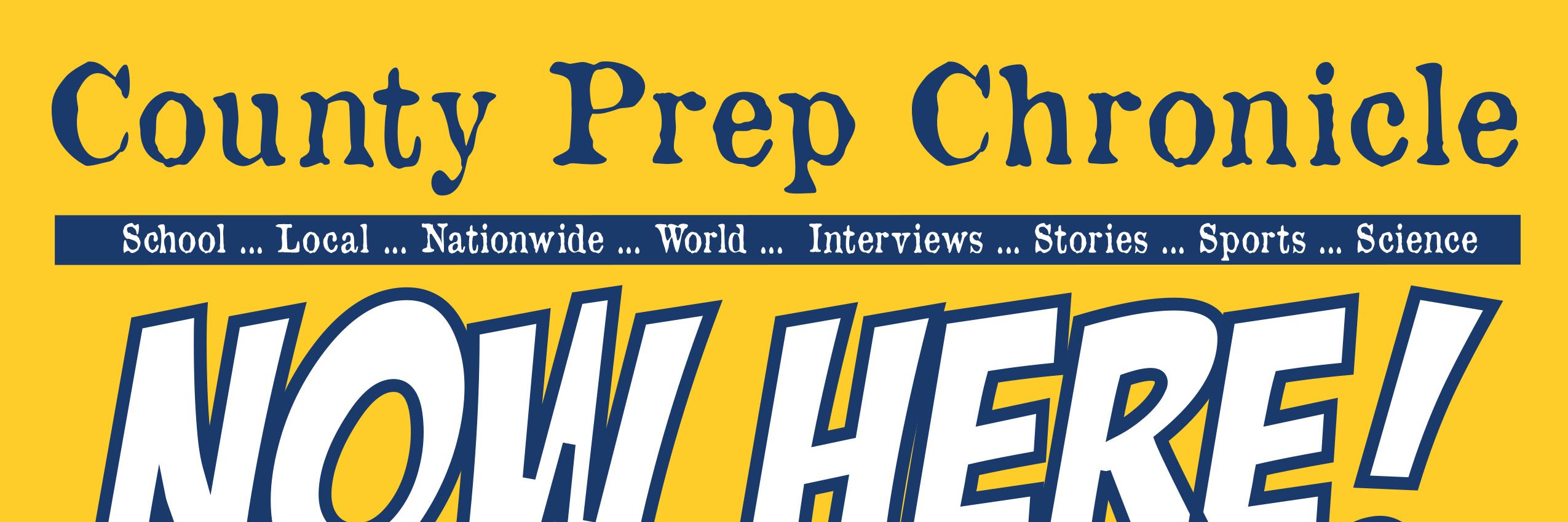 County Prep Chronicle banner