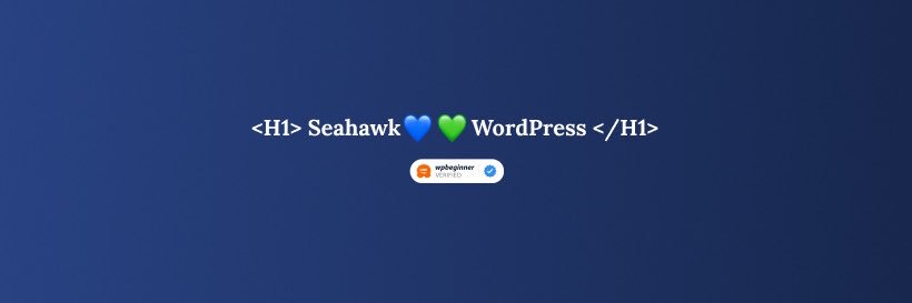 Seahawk's banner