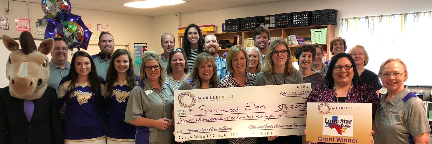 Marble Falls Education Foundation banner