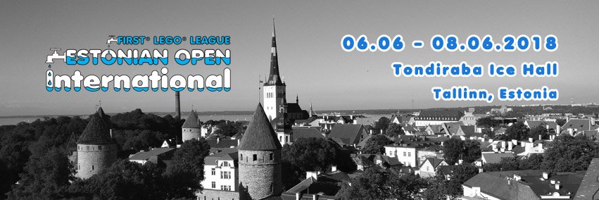 FLL Estonian Open International 2018 banner