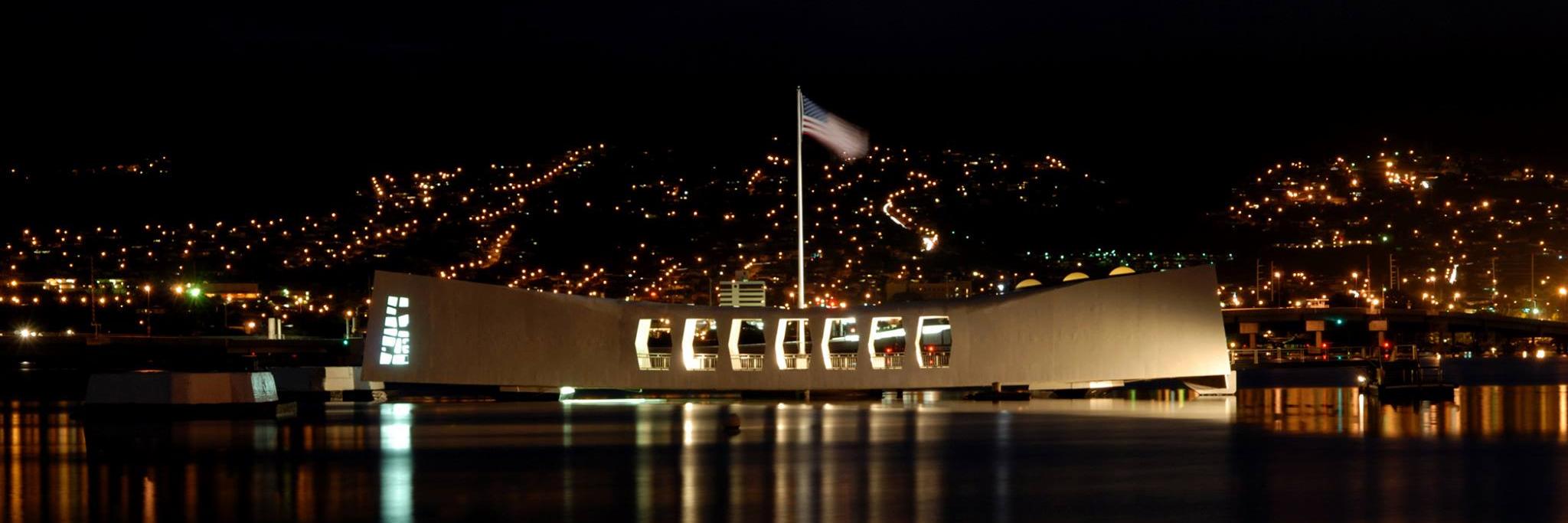 USS Arizona Memorial banner