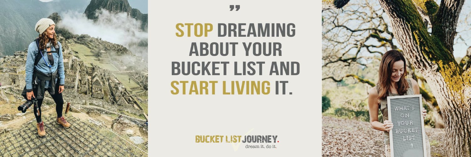 Bucket List Journey banner