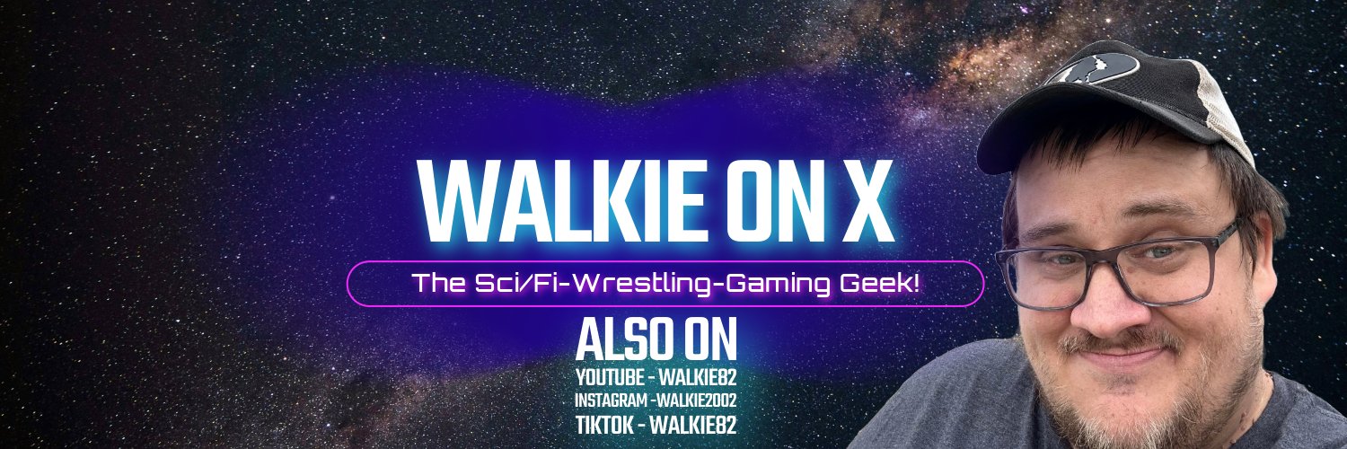 Walkie “The Sci-Fi / Wrestling / Nintendo Geek banner