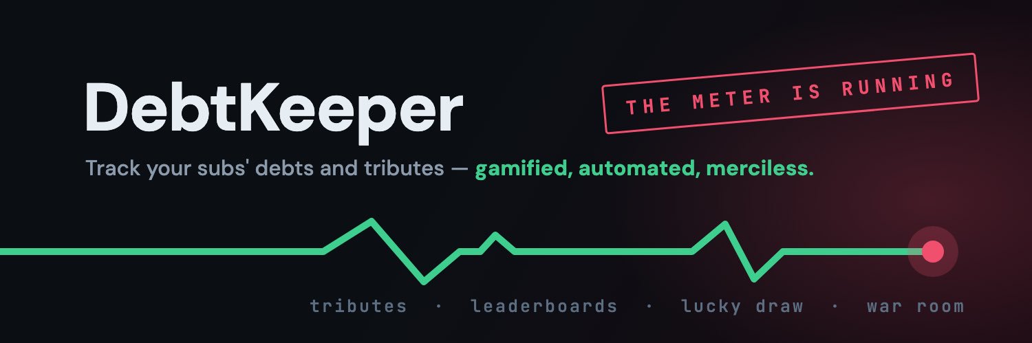 DebtKeeper's profile banner image