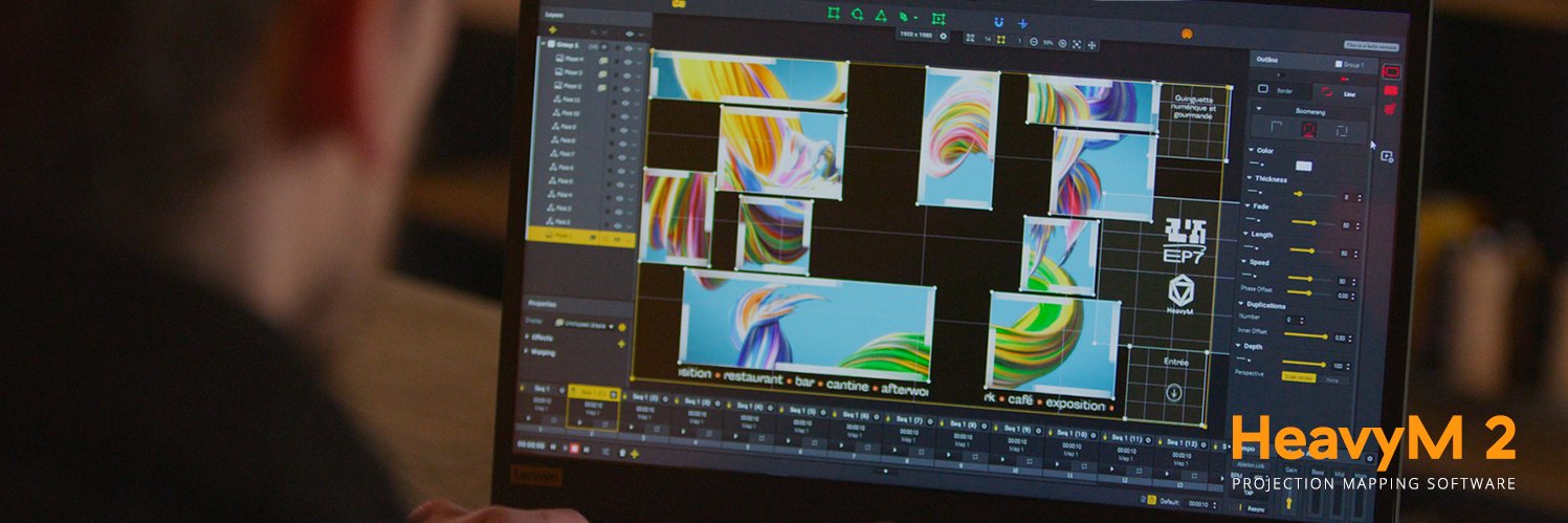 HeavyM | Projection Mapping Software banner