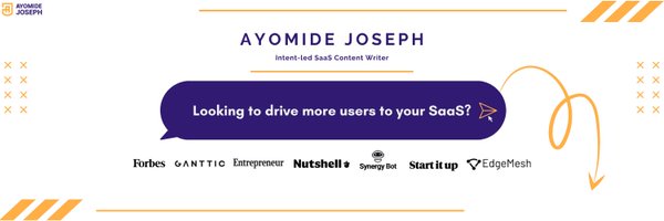 Ayomide Joseph ⚡⚡ Profile Banner