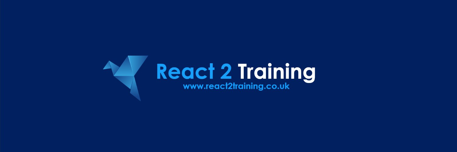 React 2 Training banner