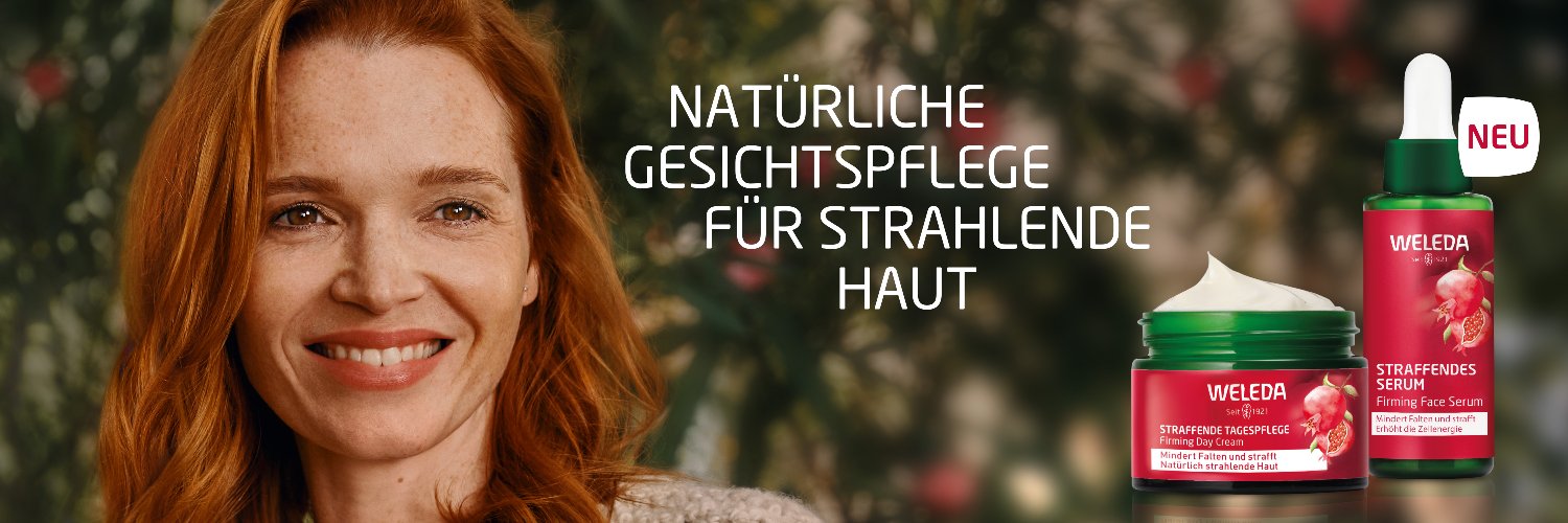 Weleda Deutschland banner