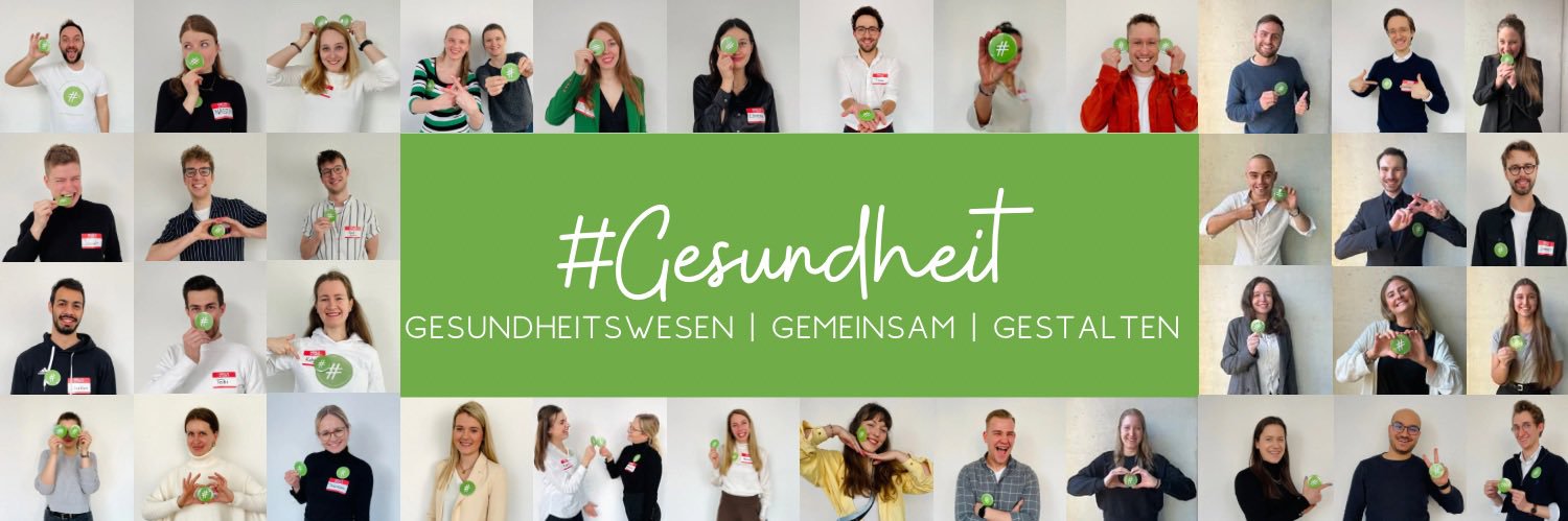 Hashtag Gesundheit banner