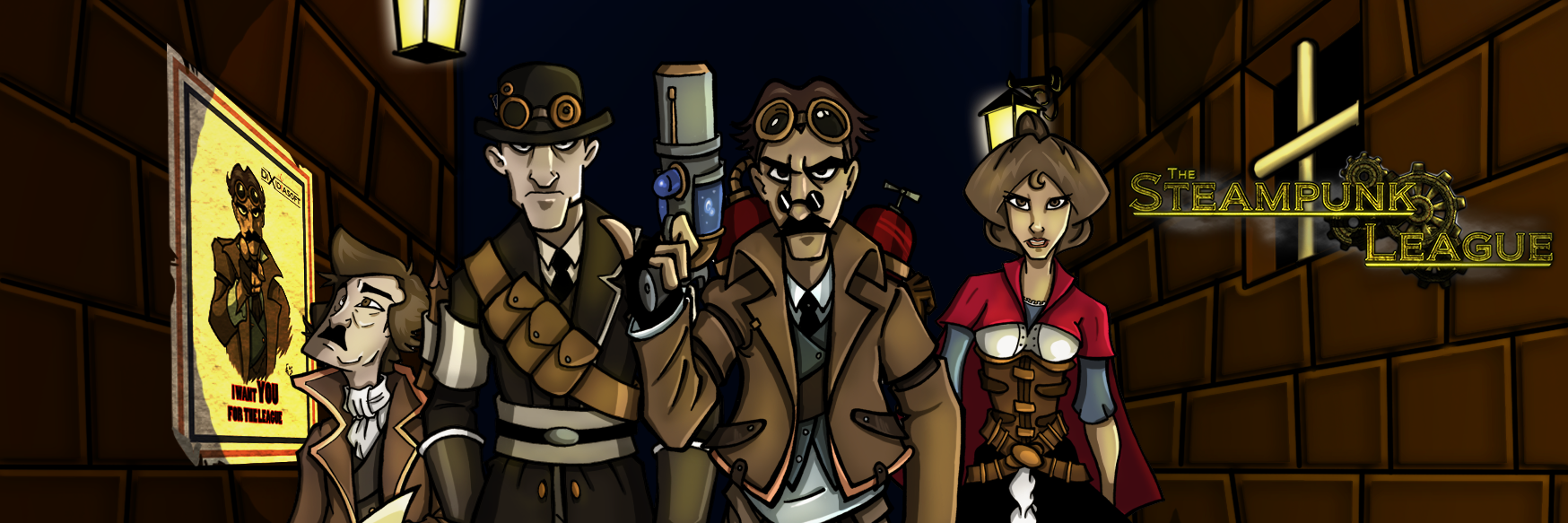 SteampunkLeague's profile banner image