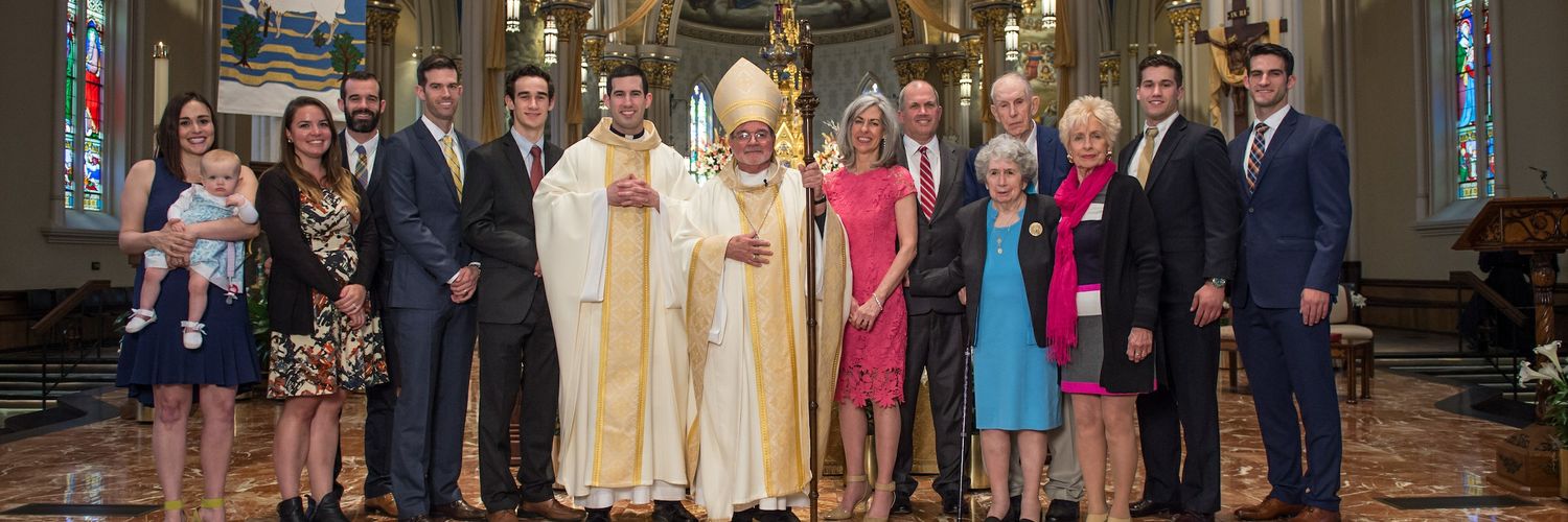 Fr. Mike Palmer, CSC banner