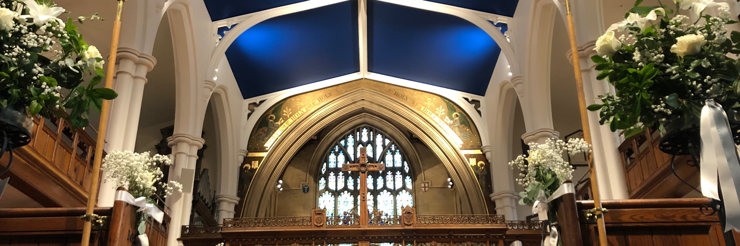 St Mary's Hampton banner