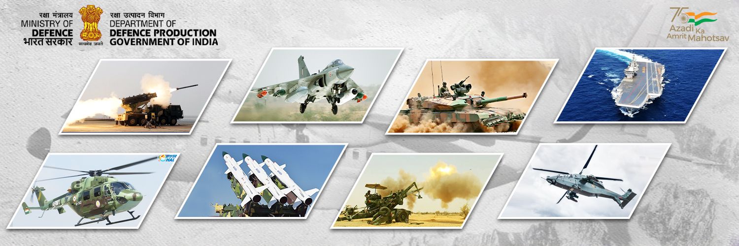 Defence Production India's banner