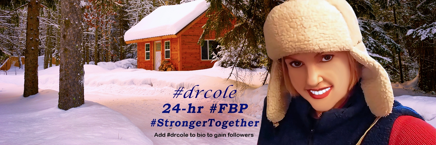Dr. Cole #Resister's banner