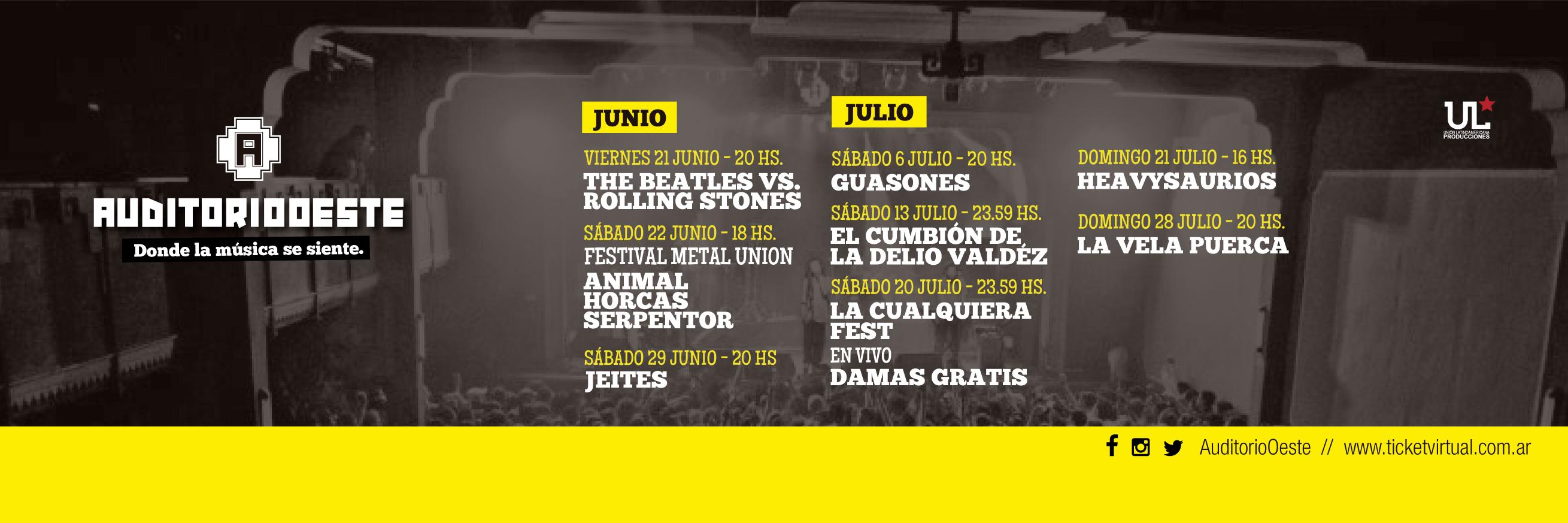 Auditorio Oeste banner