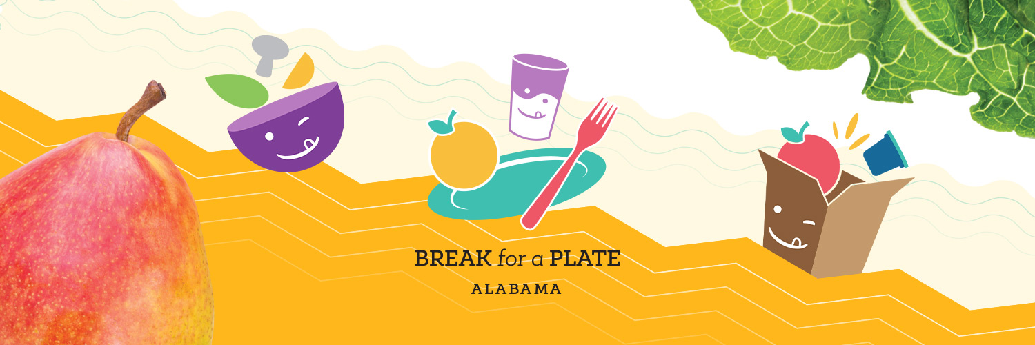 Break for a Plate Alabama banner
