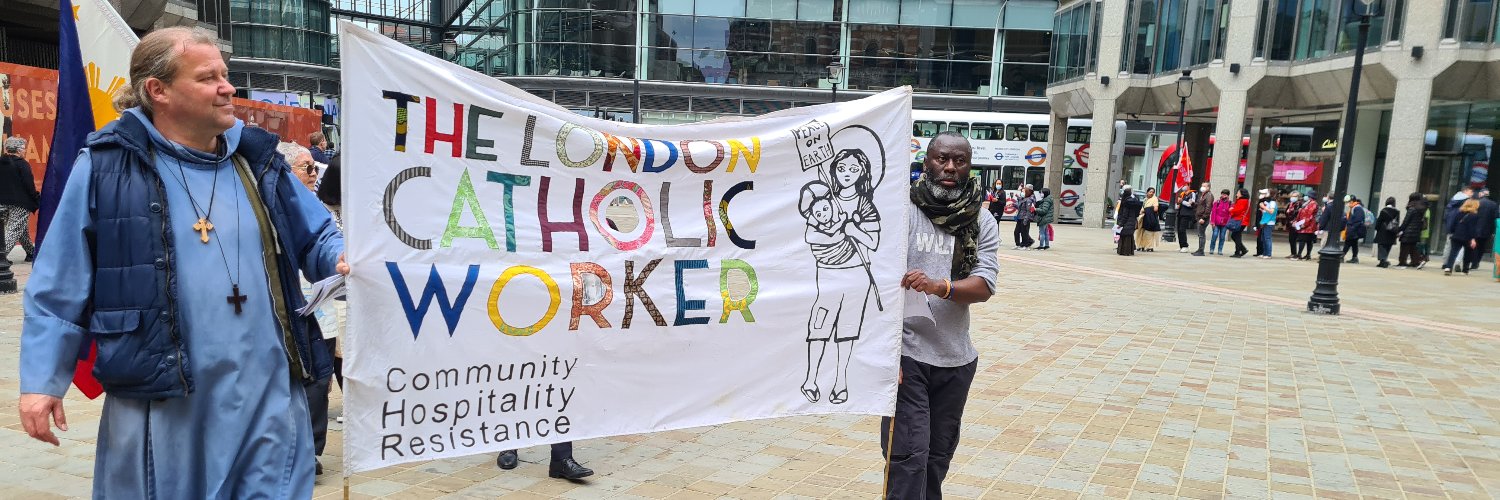 London Catholic Worker banner