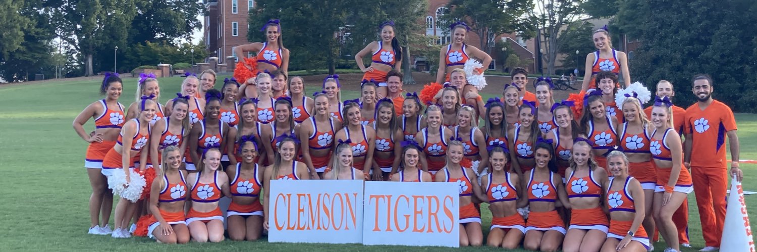 Clemson Cheerleading banner