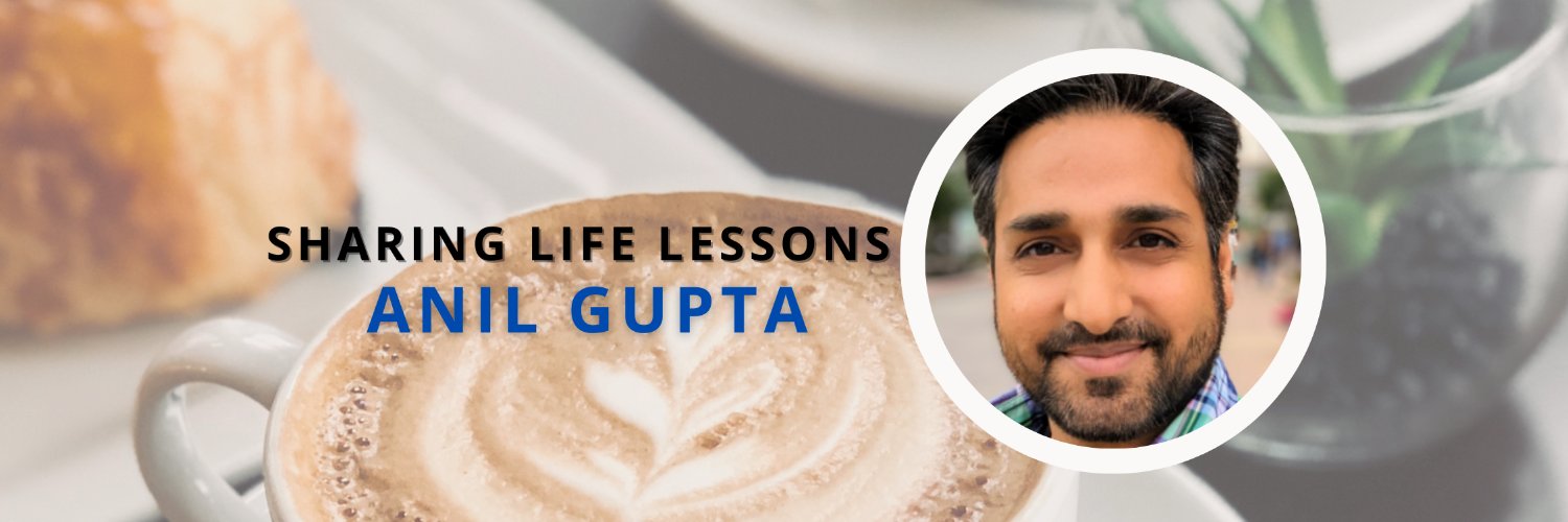 Anil Gupta's banner
