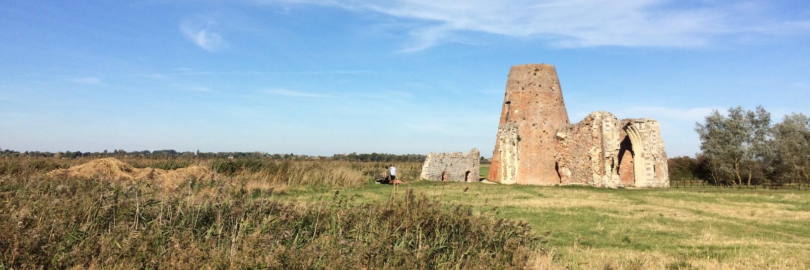 St Benet's Abbey banner