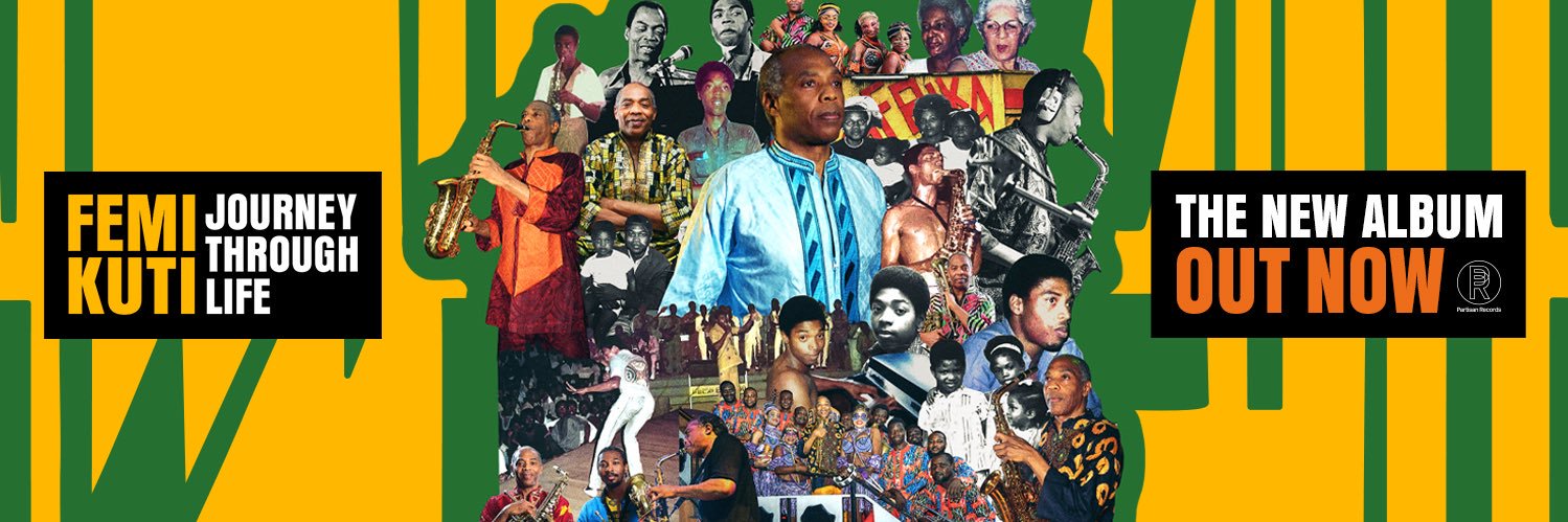 Femi Anikulapo-Kuti's banner