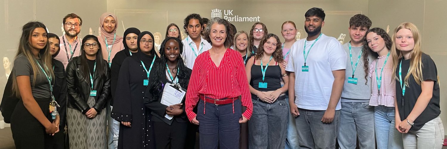 Sarah Champion's banner