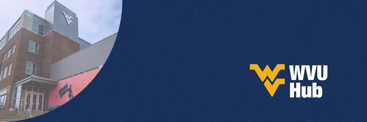 The WVU Hub banner