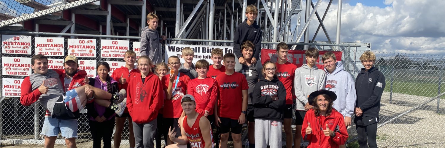 Westfall Cross Country banner
