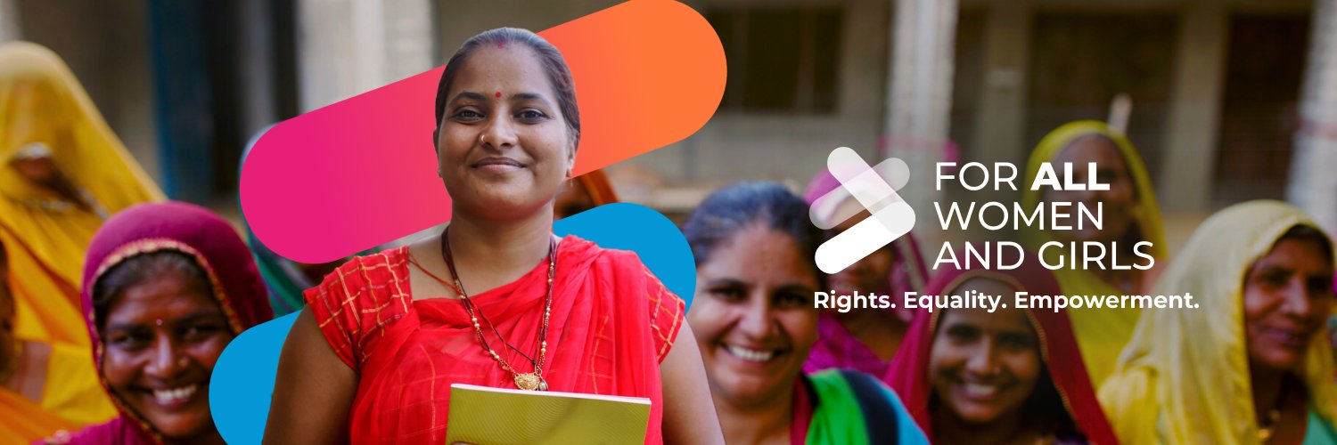 UN Women India's banner