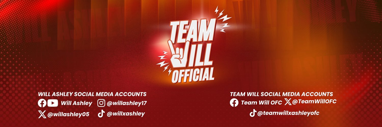 TEAM WILL OFFICIAL's banner