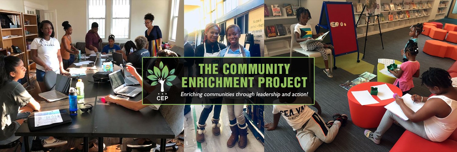The Community Enrichment Project banner