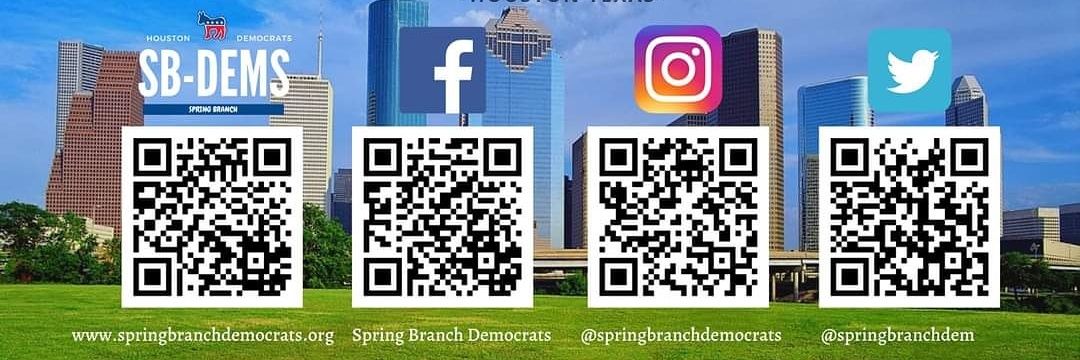 Spring Branch Democrats Club banner