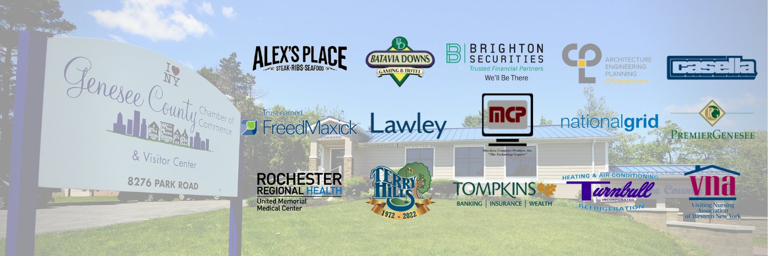 The Genesee County Chamber of Commerce banner