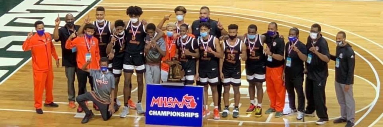Detroit Douglass Basketball Team banner