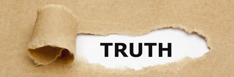 Gimme Some Truth (blue checkmark) banner