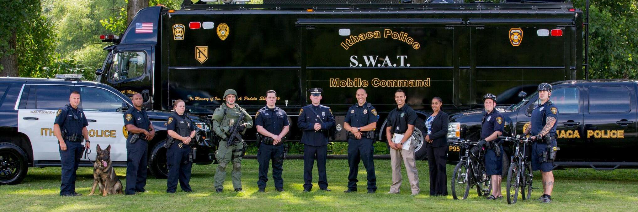 Ithaca Police banner