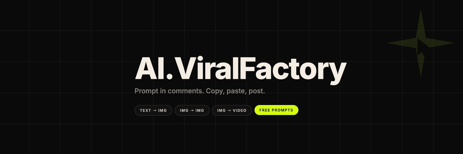 AI_ViralFactory's profile banner image