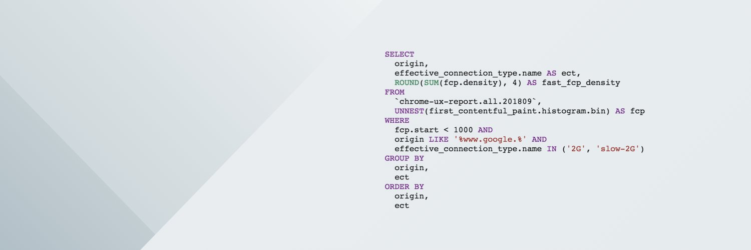 Chrome UX Report 📊 banner