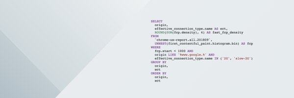 ChromeUXReport Profile Banner
