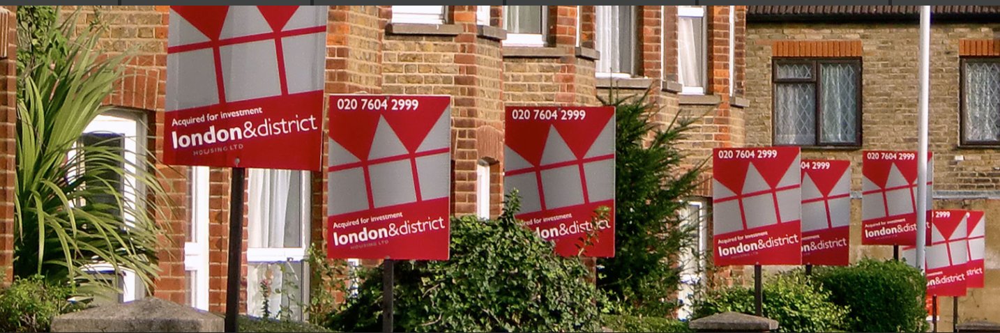London & District Housing banner