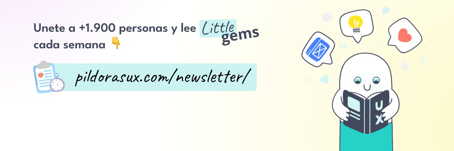 Píldoras UX | Diseño de productos digitales banner