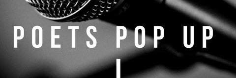 Twitter banner for @poetspopup