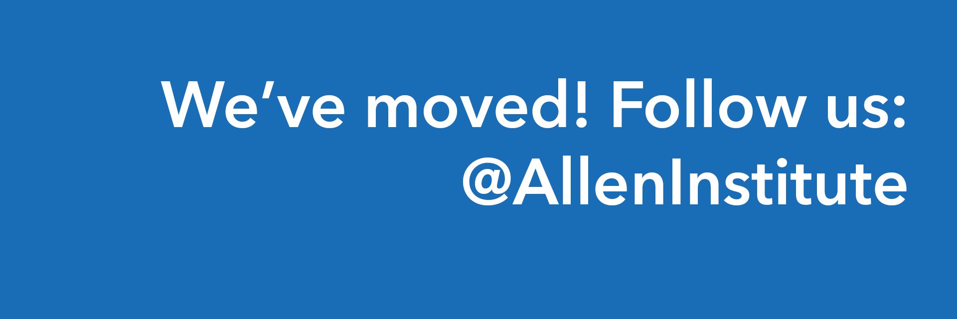 @Allen_Institute banner