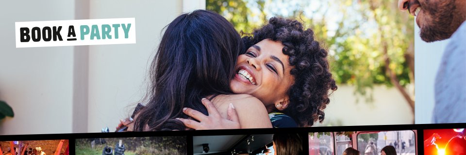 Book A Party banner