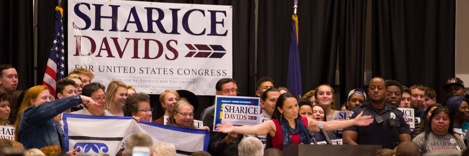 Sharice Davids banner